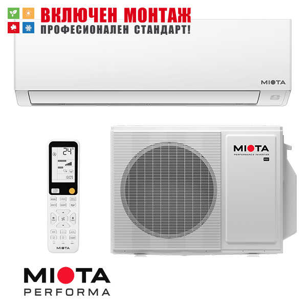 Инверторен климатик Miota Performa RAW-PE71A / RXS-PE71A, WiFi, 24000 BTU, клас A+++
