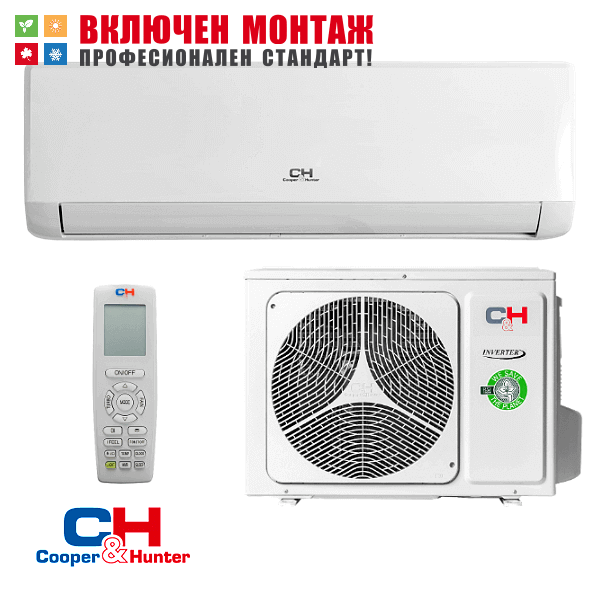 Инверторен климатик Cooper and Hunter Vital CH-S24FTXF2-NG WIFI, 21000 BTU, клас A++