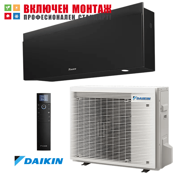 Инверторен климатик Daikin FTXJ50AB9 / RXJ50A9 Emura WiFi, 18000 BTU, клас А++