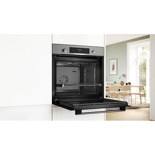 Фурна за вграждане Bosch HBA534ES3 , 71 , Eco Clean Direct , Push бутони , А+