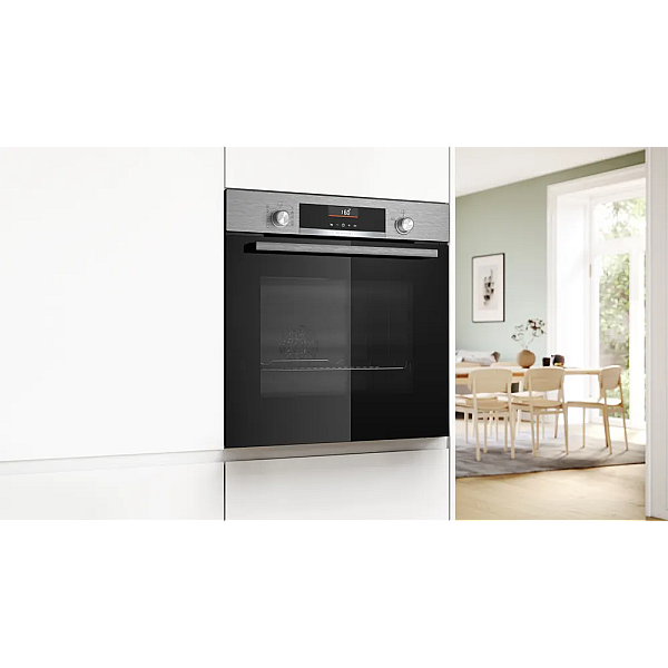 Фурна за вграждане Bosch HBG536ES4 , 71 , EcoClean , Push бутони , А+