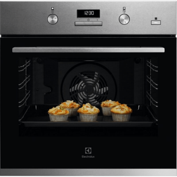 Фурна за вграждане Electrolux KOD3H70X(ST) , Push бутони , 72 L , А , Водно почистване