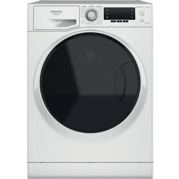 Пералня със сушилня Hotpoint-Ariston NDD 11725 DA EE , 1551 об./мин., 11.00 kg, 7 kg, E , Бял