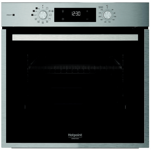 Фурна за вграждане Hotpoint-Ariston HAO 458HSU1F X. , Push бутони , 71 , А+ , Водно почистване