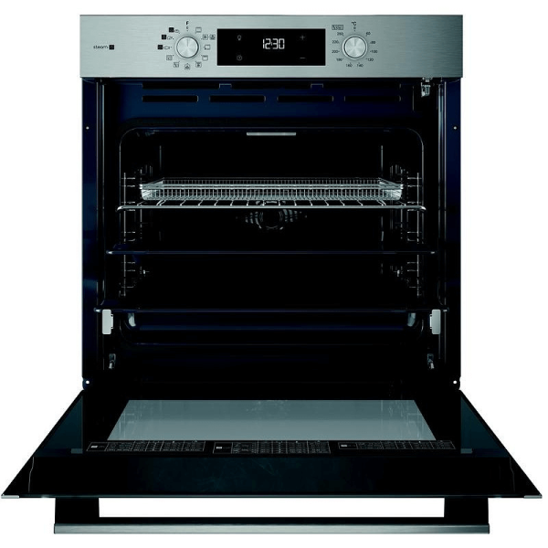 Фурна за вграждане Hotpoint-Ariston HAO 458HSU1F X. , Push бутони , 71 , А+ , Водно почистване