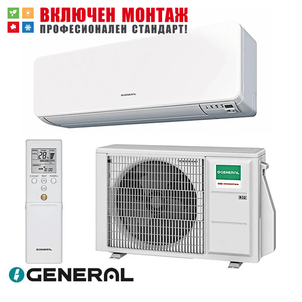 Хиперинверторен климатик Fujitsu General ASHH14KGTG / AOHH14KGCG WiFi, 14000 BTU, клас A++