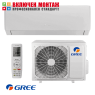Инверторен климатик Gree Pular II GWH24AGD / K6DNA1D WIFI, 21000 BTU, клас A++