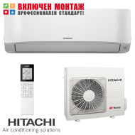 Инверторен климатик Hitachi RAK-DJ50RHAE/RAC-DJ50WHAE airHome 400 WiFi , 18000 BTU, клас А++