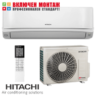 Инверторен климатик Hitachi RAK-VJ25RHAE/RAC-VJ25WHAE airHome 600 WiFi, 9000 BTU, клас А+++