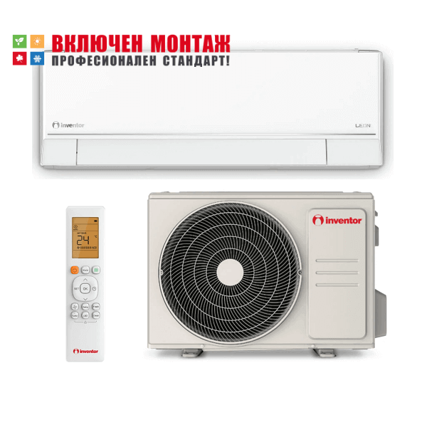 Инверторен климатик Inventor Leon LHUVI-12WFI / LHUVO-12, 12000 BTU, клас А+++