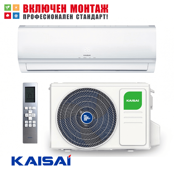 Инверторен климатик Kaisai ECO KEX-09KTH2I / KEX-09KTH2O, 9000 BTU, клас А++