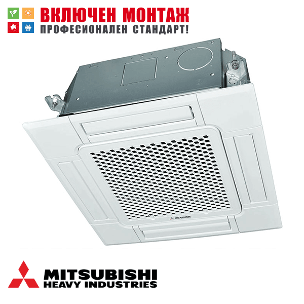 Касетъчен климатик Mitsubishi Heavy Industries FDTC25VH1 / SRC25ZS-W2, 9000 BTU, клас А++