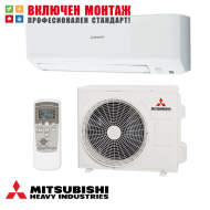 Инверторен климатик Mitsubishi Heavy Industries Standard SRK35ZSP-W / SRC35ZSP-W, 12000 BTU, клас A++