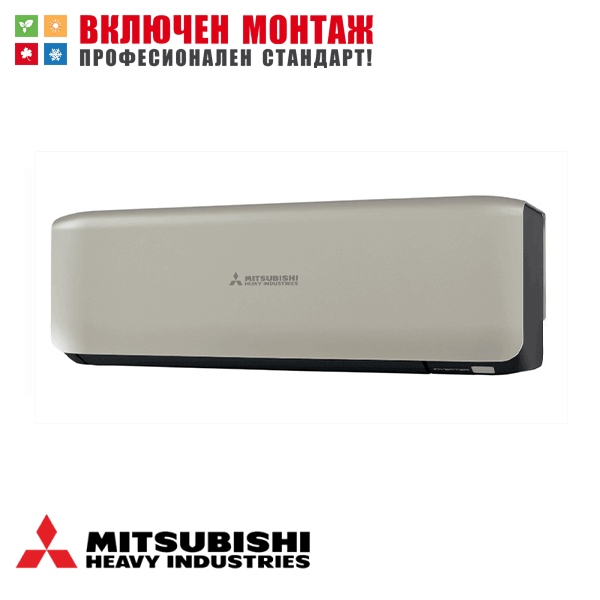 Вътрешно тяло за мултисплит система Mitsubishi Heavy Industries SRK25ZS-WT, 9000 BTU