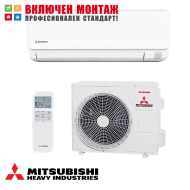 Инверторен климатик Mitsubishi Heavy Industries SRK25ZTL-W / SRC25ZTL-W Smart Plus WiFi, 9000 BTU, клас A++