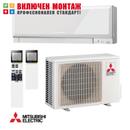 Инверторен климатик Mitsubishi Electric Kirigamine Zen MSZ-EF25VGKW / MUZ-EF25VG + WiFi, 9000 BTU, клас A+++